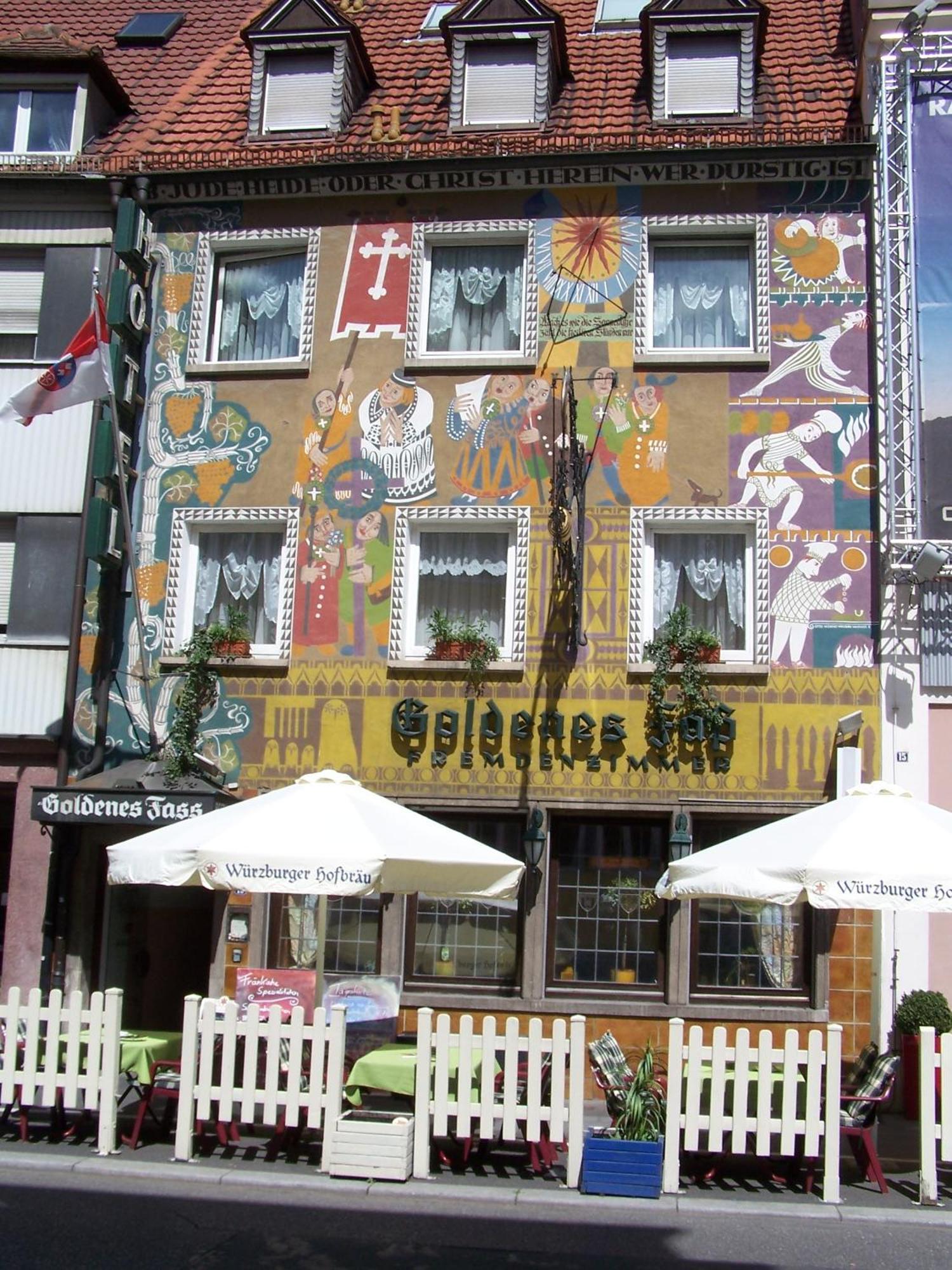 Hotel Goldenes Fass Würzburg Esterno foto